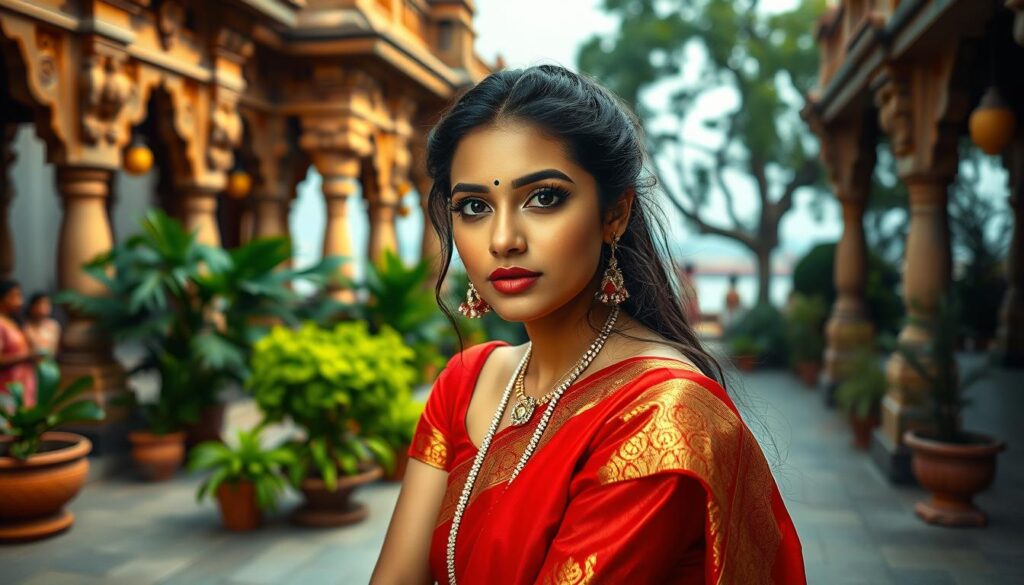 engagement makeup in Varanasi